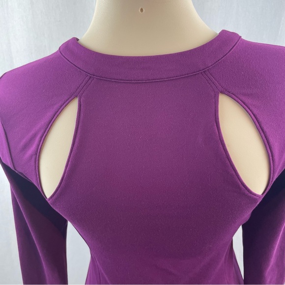 ALO Yoga Wine Color Mantra Long Sleeve Shirt XS - Picture 9 of 12